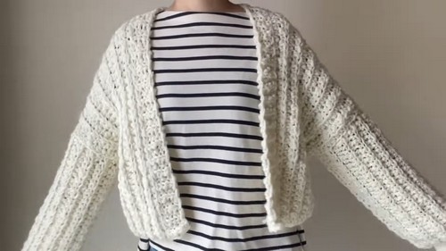 Crochet Top Down Winged Star Shawl 5