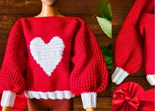 Heart Sweater 5