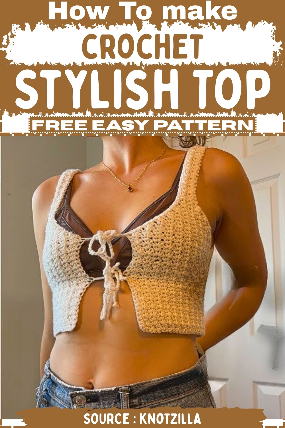 How To make crochet Stylish Top Free EASY Pattern (1)