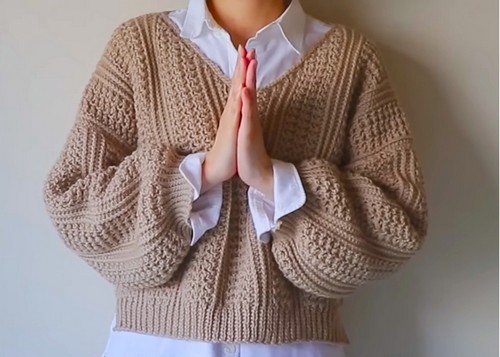 Modern V Neck Sweater 5