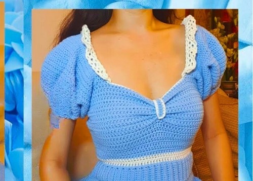 Puff Sleeve Top Free 5