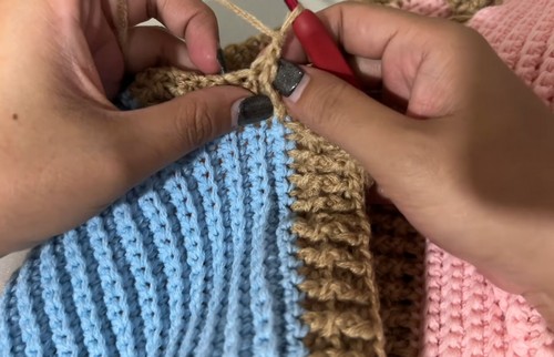 Crochet Ribbed Cardigan Easy Pattern 4