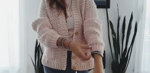 Cozy Rose Cardigan 4