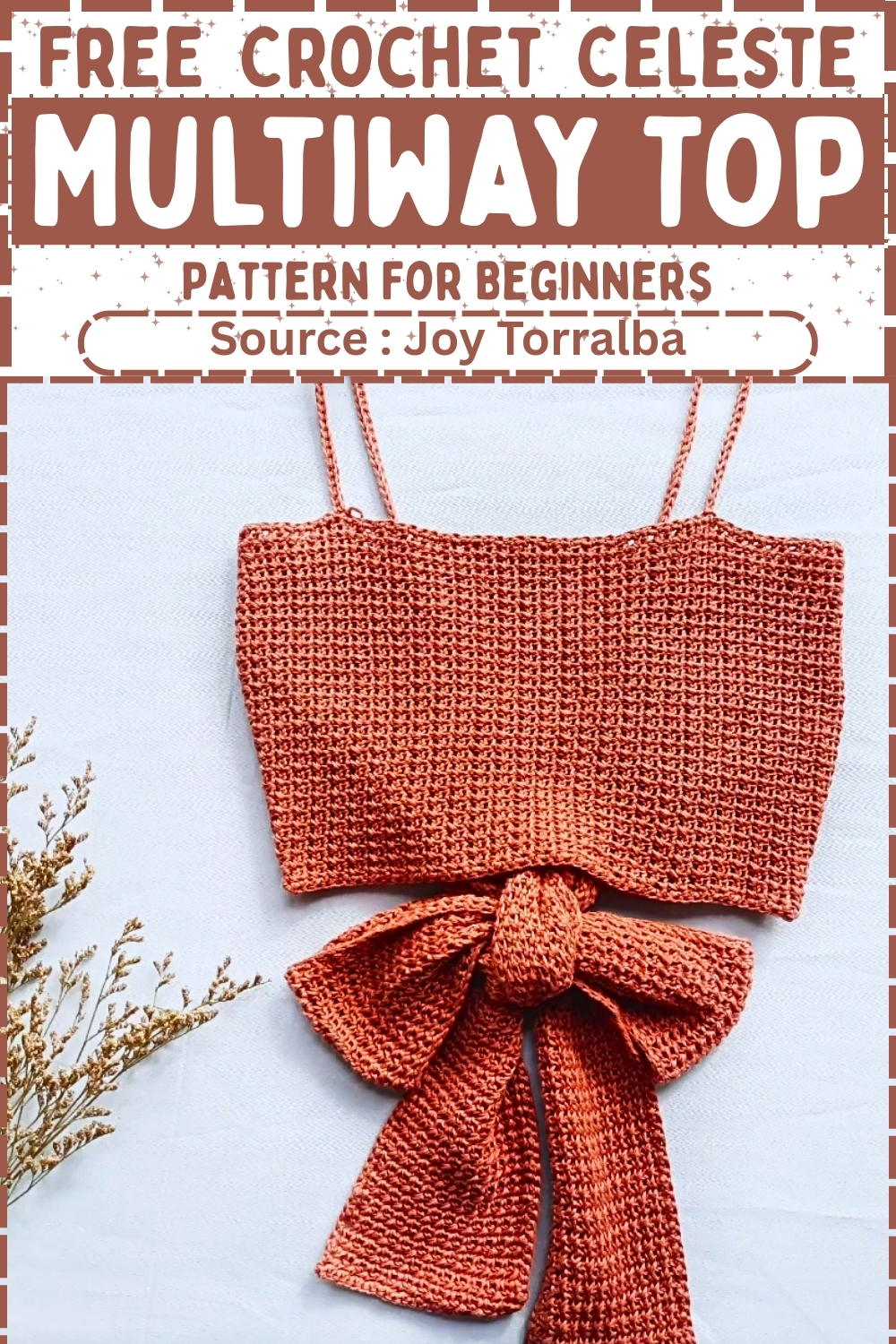 Free Crochet Celeste Multiway Top Pattern For Beginners