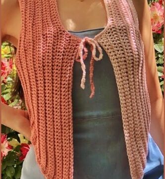 How To Crochet Cardigan With Structured Collar Free EASY Pattern5