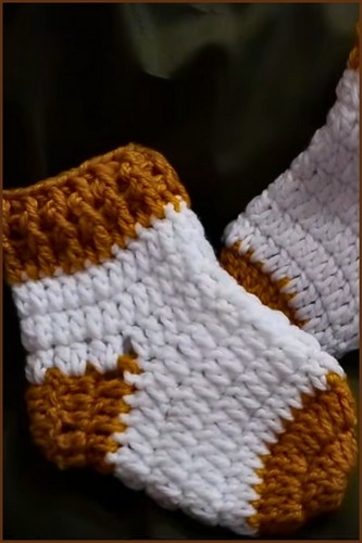How To crochet Baby Socks For Beginners Free Easy Pattern 4