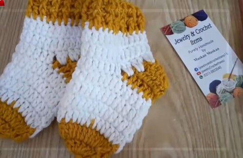 How To crochet Baby Socks For Beginners Free Easy Pattern 3