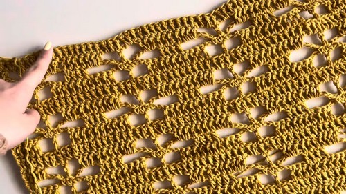 How To Crochet Shoulder Flower Blouse Free Easy Pattern 2