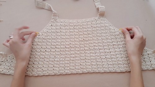 How To make Crochet Ruffle Straps Free Easy Pattern 5