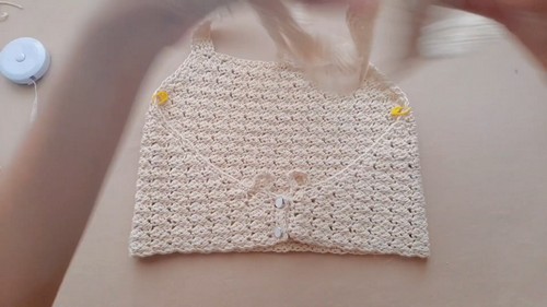 How To make Crochet Ruffle Straps Free Easy Pattern 2