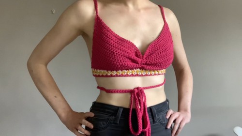 HOW TO Crochet Bralette easy free pattern 1