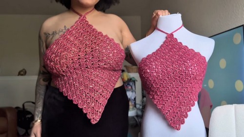 Free Crochet Halter Top Pattern For Beginners 3