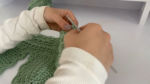 HOW TO Crochet Lace Crop Top easy free pattern 2