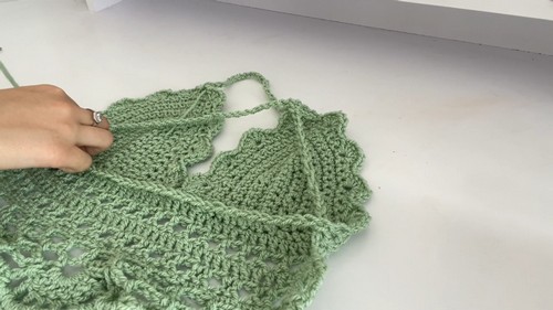 HOW TO Crochet Lace Crop Top easy free pattern 5