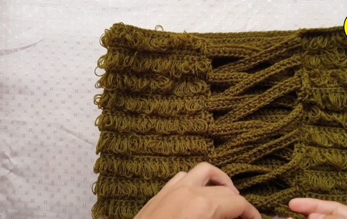 How To crochet Loop Tube Top Free EASY Pattern 3