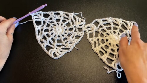 HOW TO Crochet Spiderweb Top easy free pattern 2