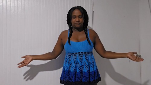 How To CROCHET Peplum top Easy Free Pattern 4