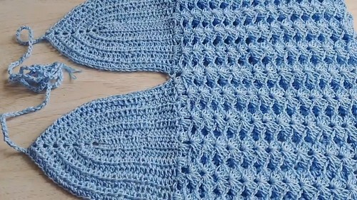 How To CROCHET Kah Halter Top Easy Free Pattern 5
