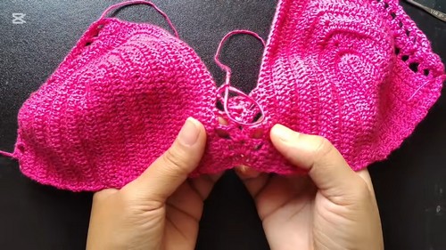 How To crochet Blouse Bra Cup Free EASY Pattern 3