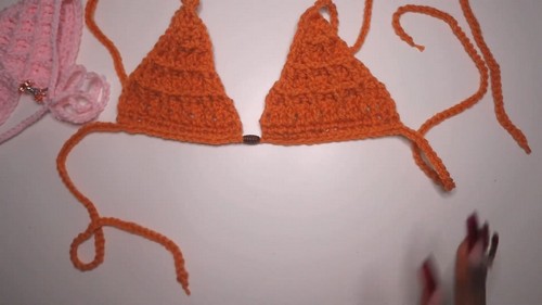 How To Crochet Waffle Bikini Top Free Easy Pattern 3