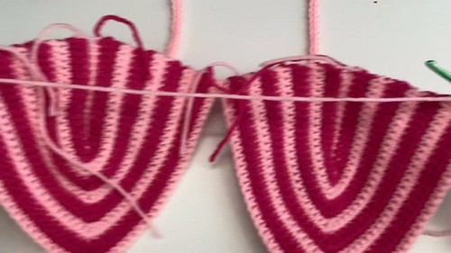 How To Crochet Corset Back Bralette Free Easy Pattern 2