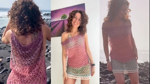 HOW TO Crochet Summer Dress easy free pattern 1