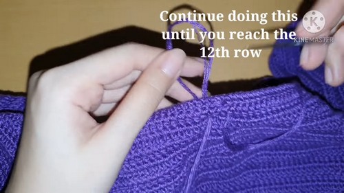 HOW TO Crochet Puff Sleeve Top easy free pattern 3
