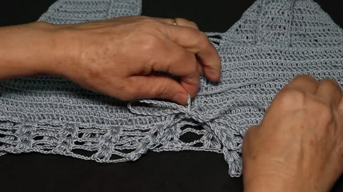 HOW TO Crochet Crop Top easy free pattern 4