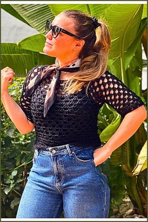 Free Crochet Blouse Pattern For Beginners 5