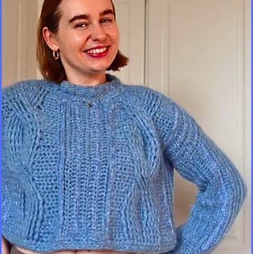 Free Crochet Cable Jumper Pattern For Beginners 4