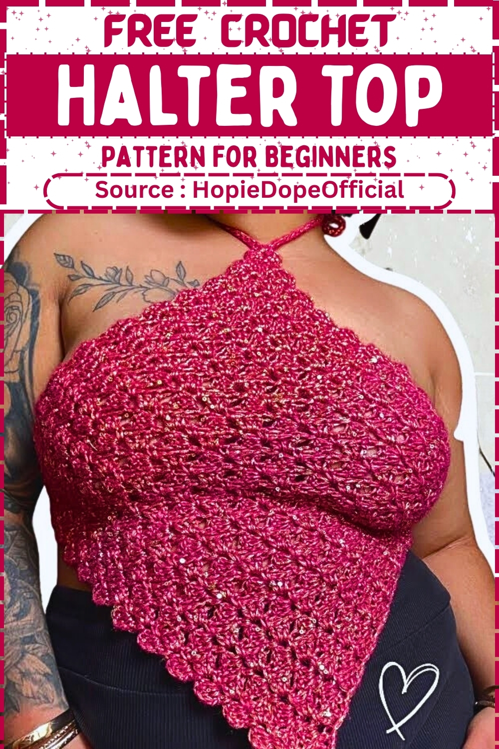 Free Crochet Halter Top Pattern For Beginners