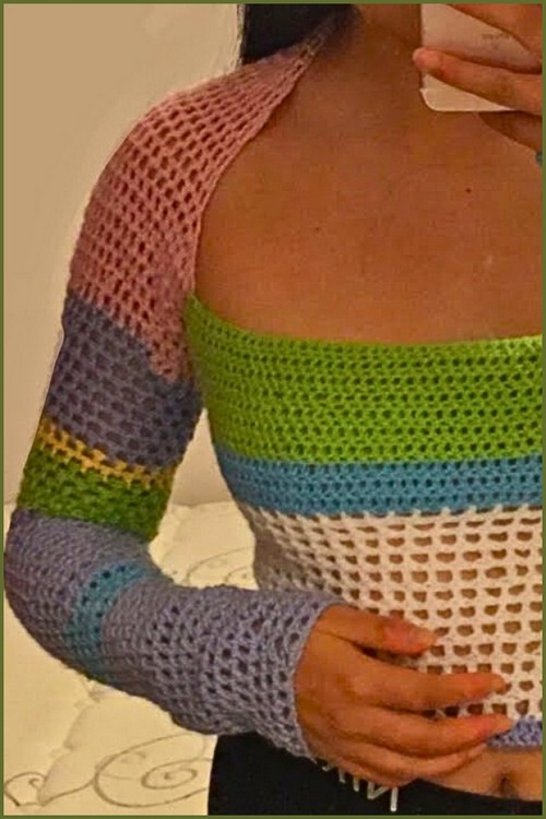 Free Crochet Scarlett Top Pattern For Beginners 4