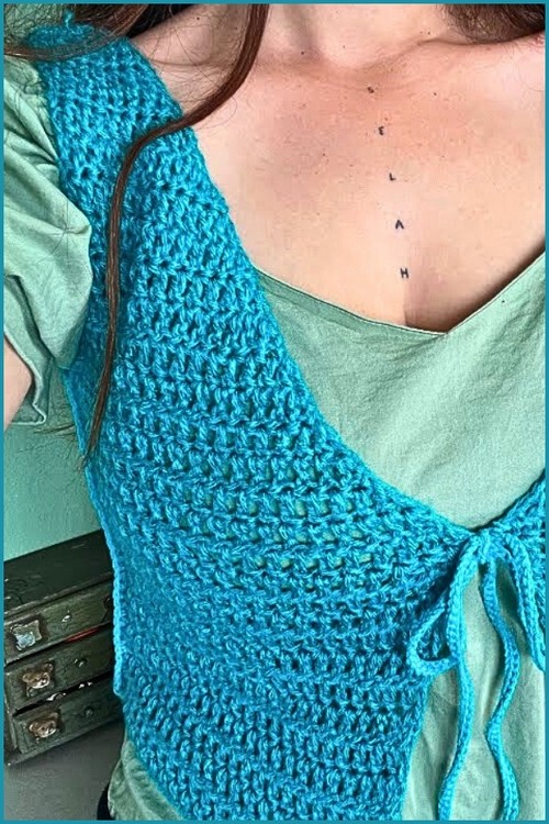 Free Crochet Vest Pattern For Beginners 4