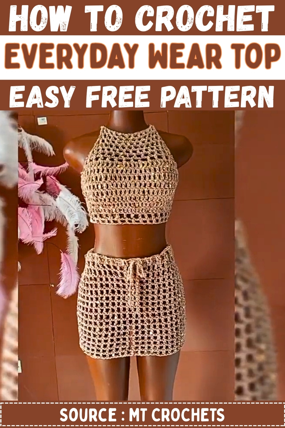 HOW TO Crochet Everyday Wear top easy free pattern