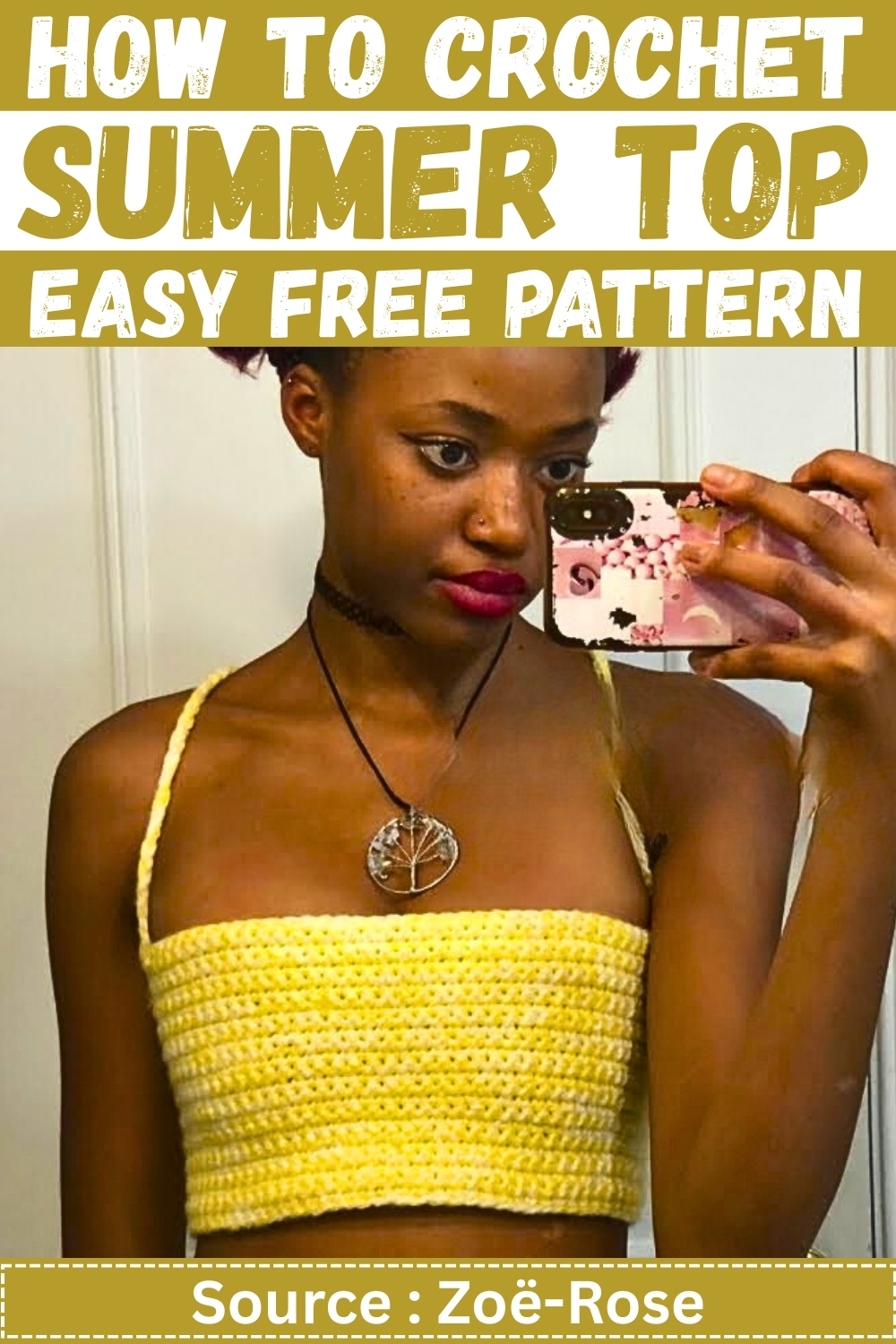 HOW TO Crochet Summer Top easy free pattern