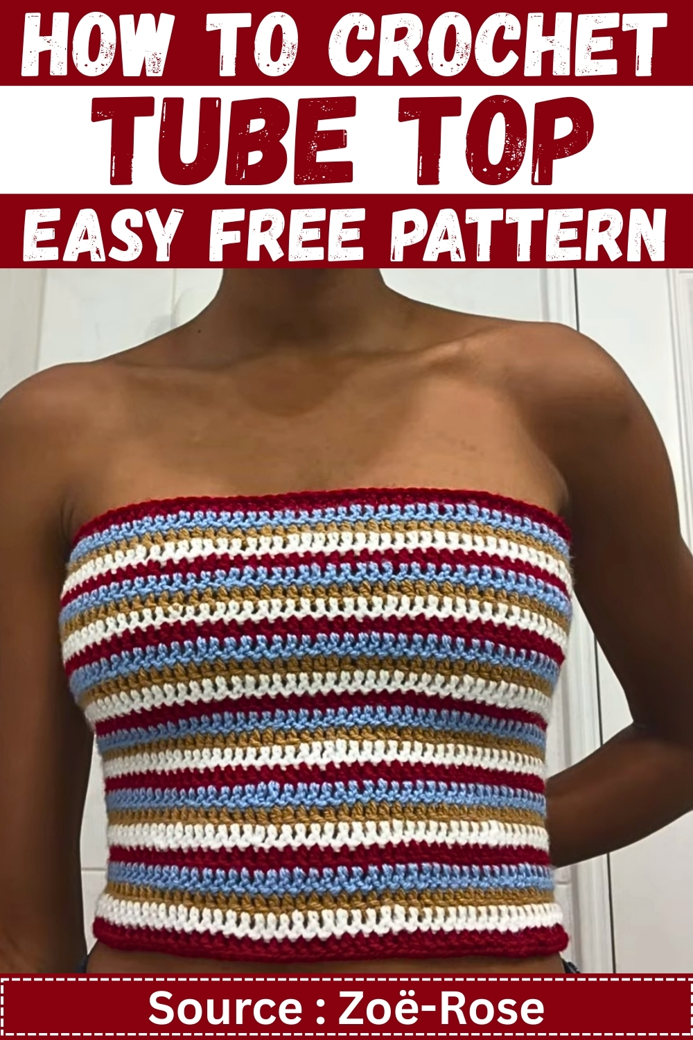 HOW TO Crochet Tube Top easy free pattern