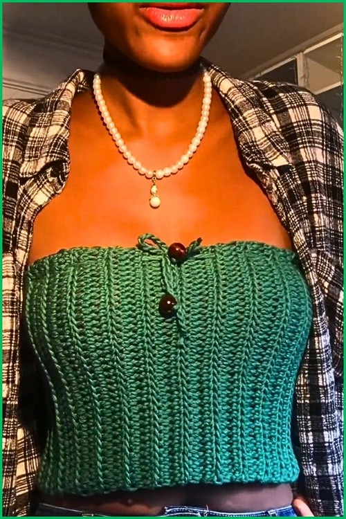 HOW TO Crochet Tube Top easy free pattern 4