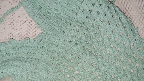 How TO Crochet Heart Halter Top 3