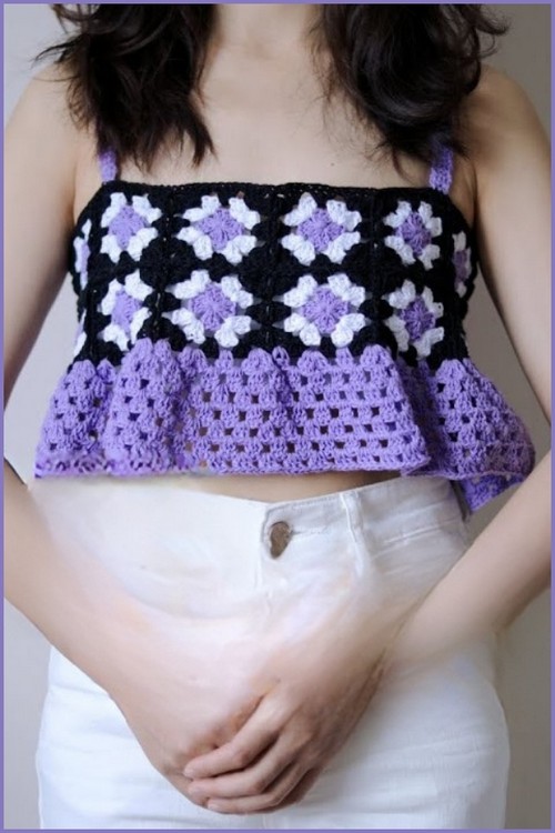 How TO Crochet Camisole Top4