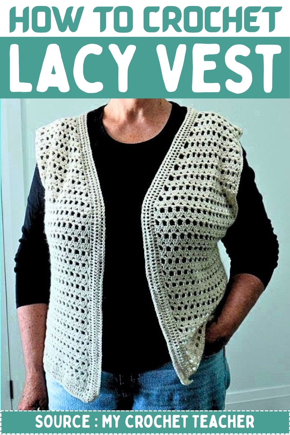 How TO Crochet Lacy Vest