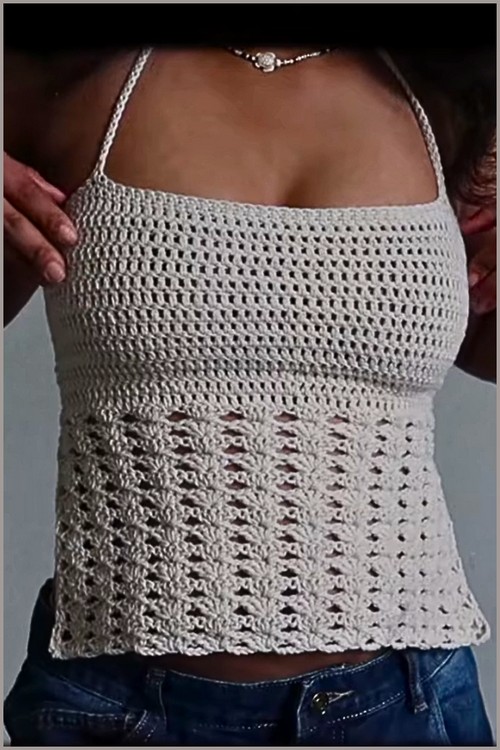 How TO Crochet Summer Top 4
