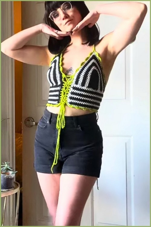How To Crochet Corset Top 4