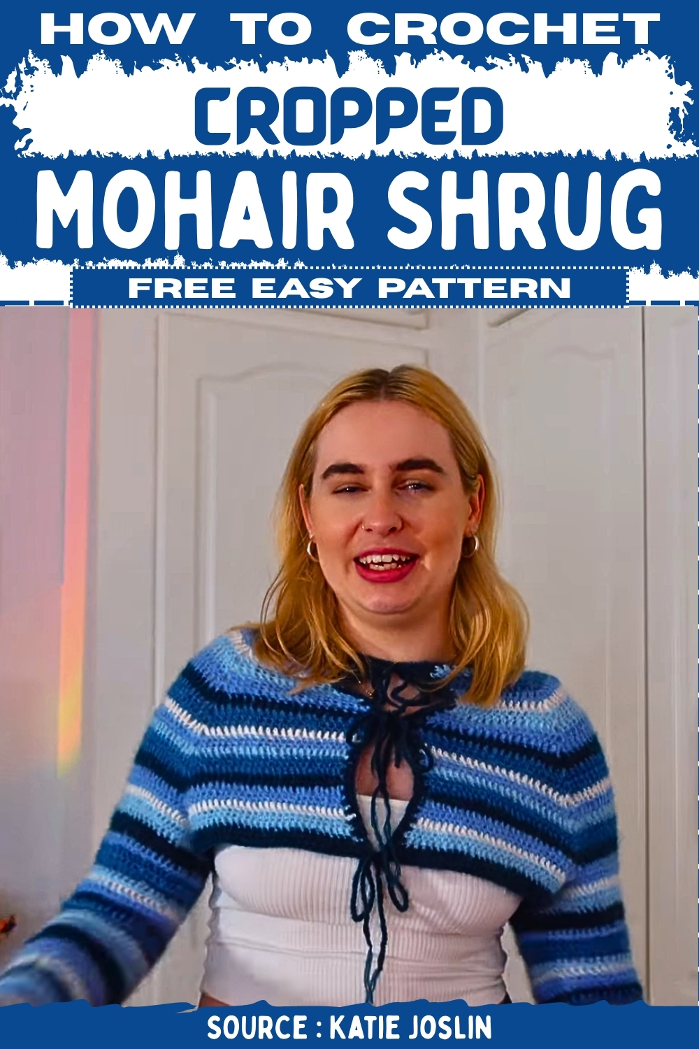 How To Crochet Cropped Mohair Shrug Free EASY Pattern