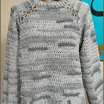 How To crochet Top Down Pullover Free Easy Patterns 5