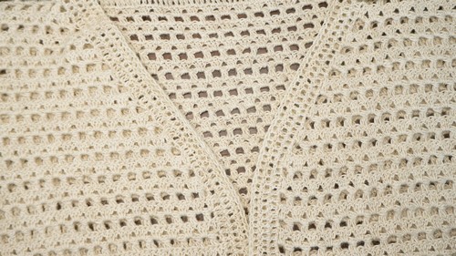 How TO Crochet Lacy Vest 3