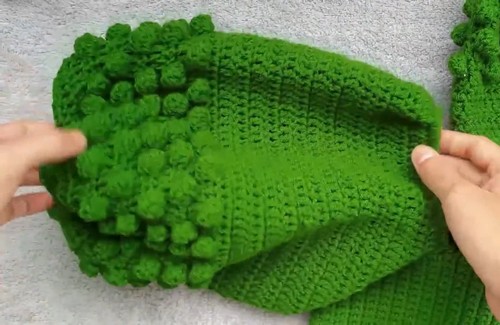 How To crochet Puff Sleeve crop Top Free EASY Pattern 3