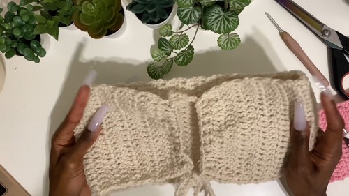 How To make Crochet Bandeau Top Free Easy Pattern 3