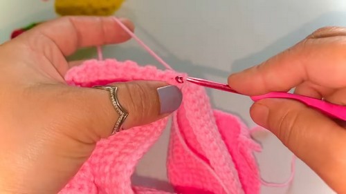 How TO Crochet Bralette Crop Top 2