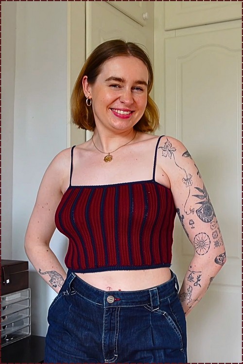 How To crochet cold shoulder top Free EASY Pattern 55